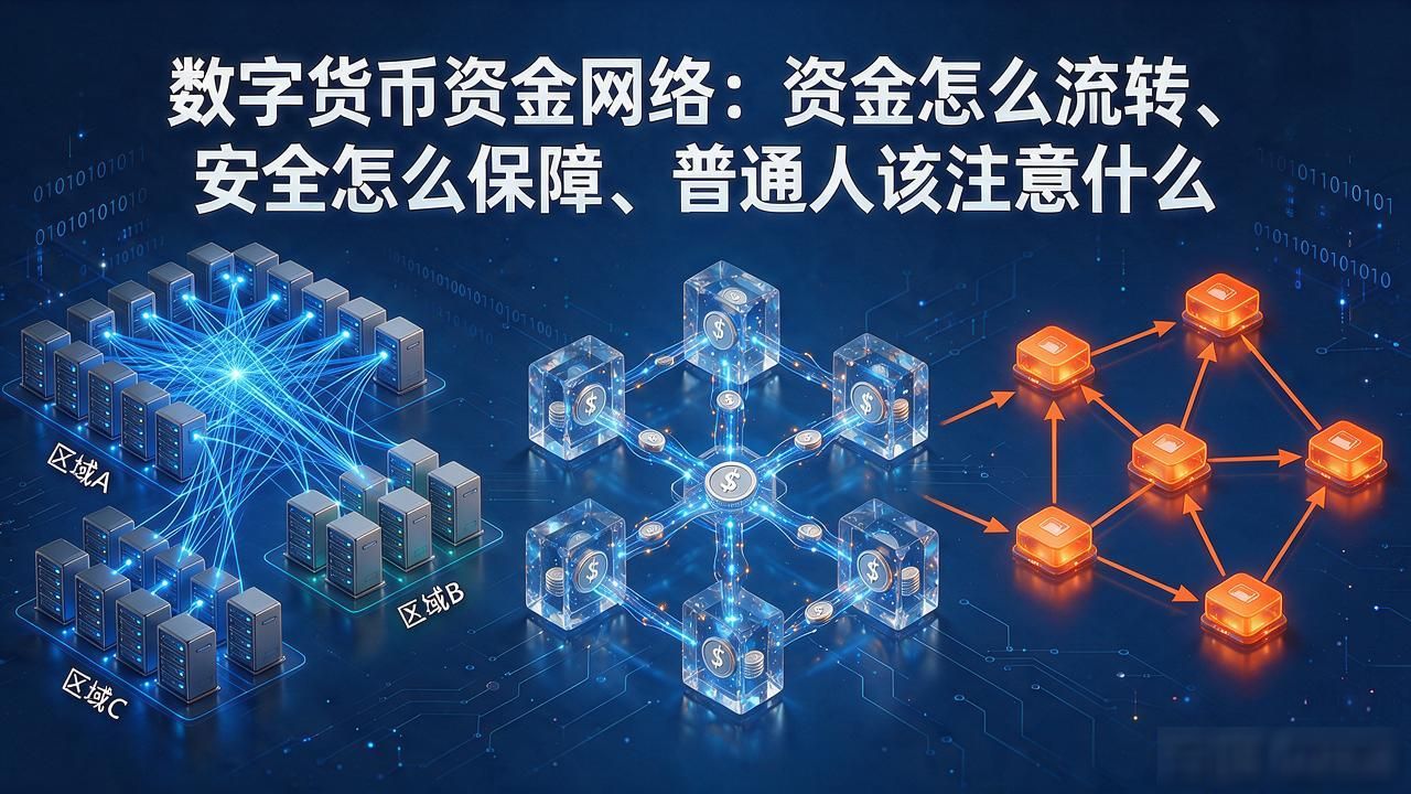 数字货币资金网络：资金怎么流转、安全怎么保障、普通人该注意什么