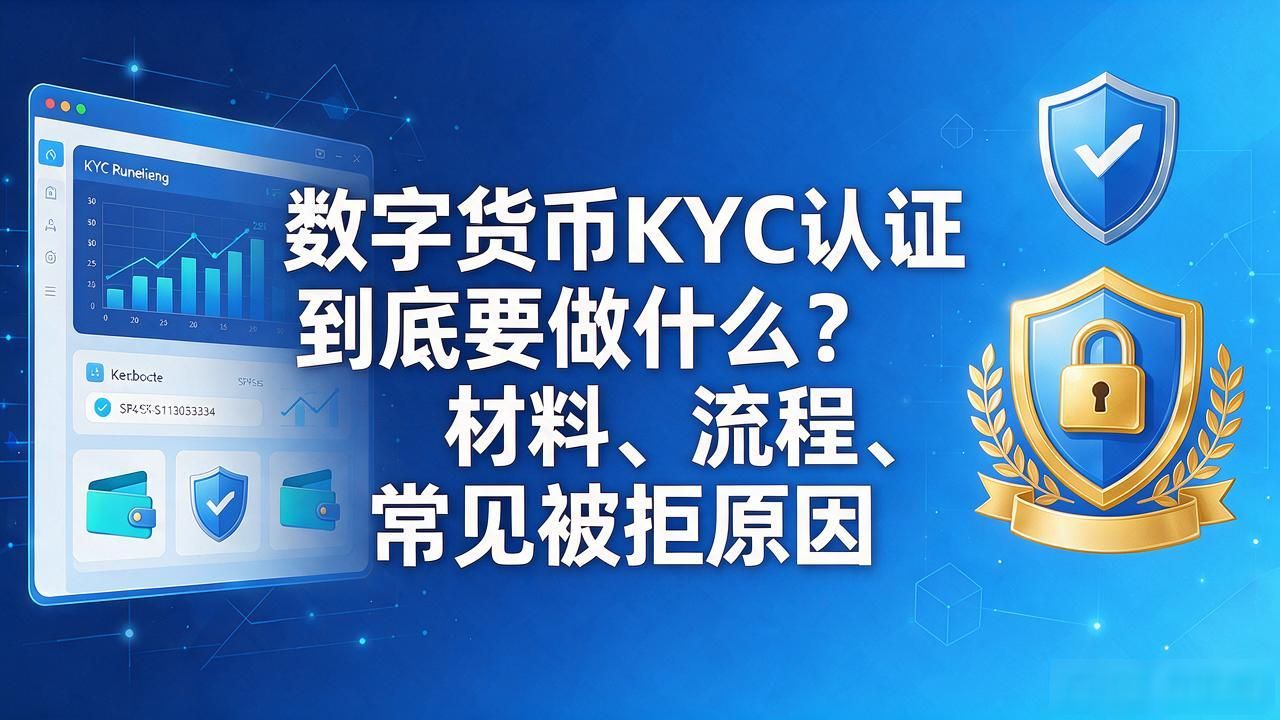数字货币KYC认证到底要做什么？材料、流程、常见被拒原因