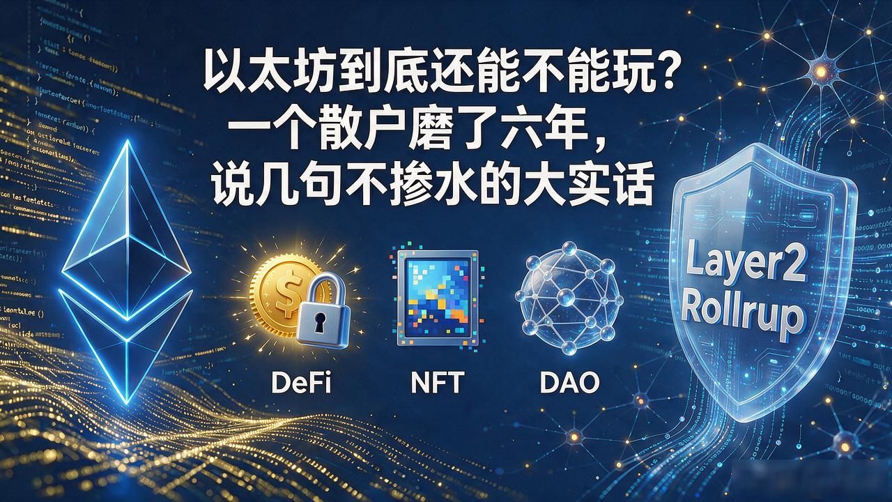 以太坊到底还能不能玩？一个散户磨了六年，说几句不掺水的大实话