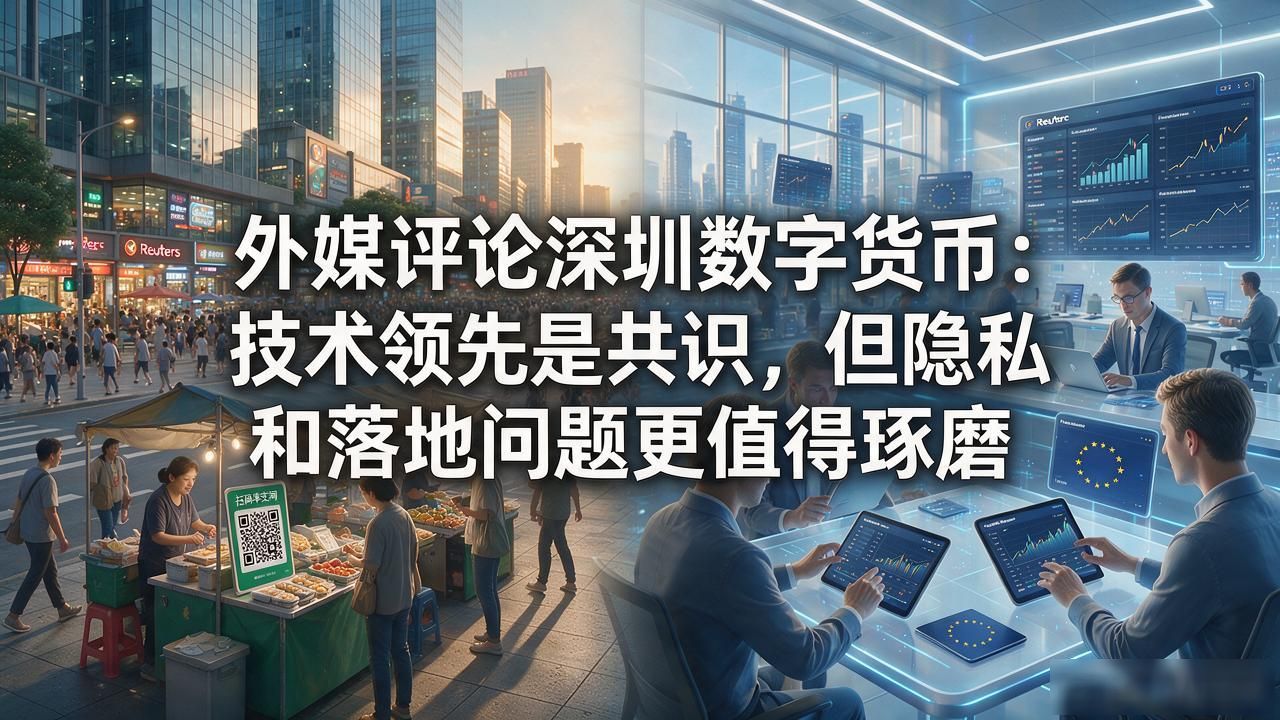 外媒评论深圳数字货币：技术领先是共识，但隐私和落地问题更值得琢磨