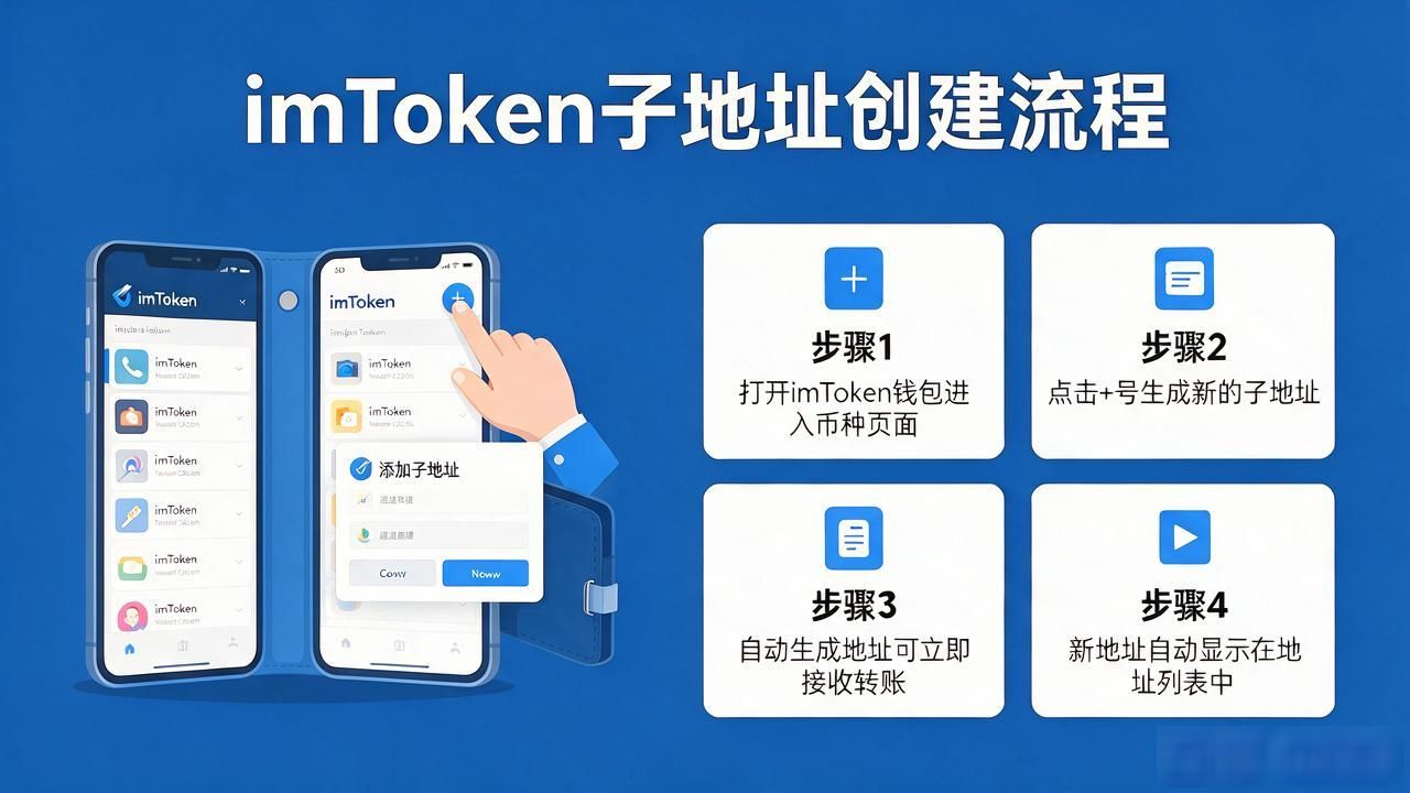 imToken子地址怎么创建和使用？一文讲清全部流程