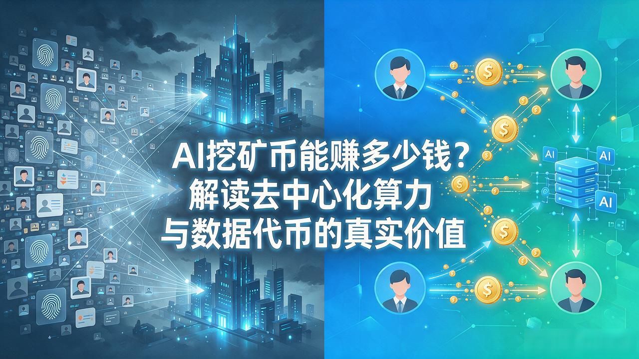 AI挖矿币能赚多少钱？解读去中心化算力与数据代币的真实价值