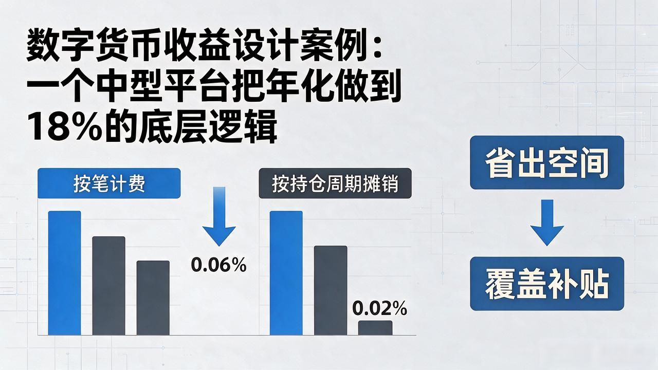 数字货币收益设计案例：一个中型平台把年化做到18%的底层逻辑