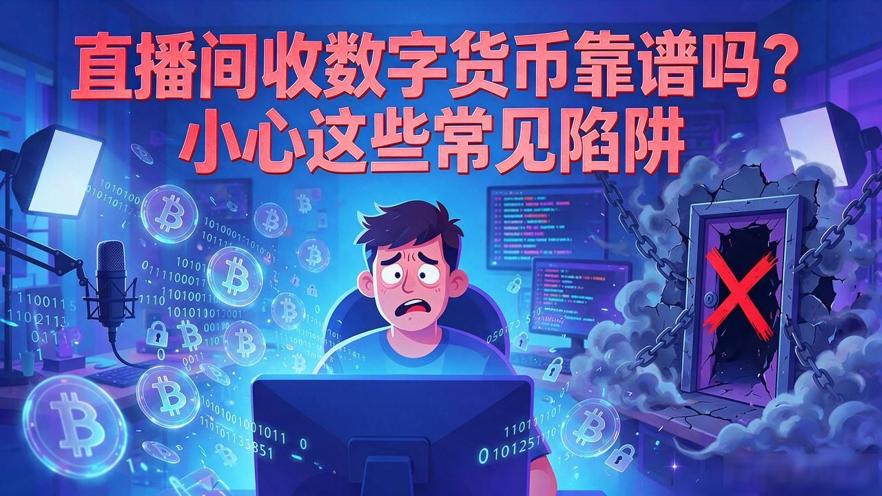 直播间收数字货币靠谱吗？小心这些常见陷阱