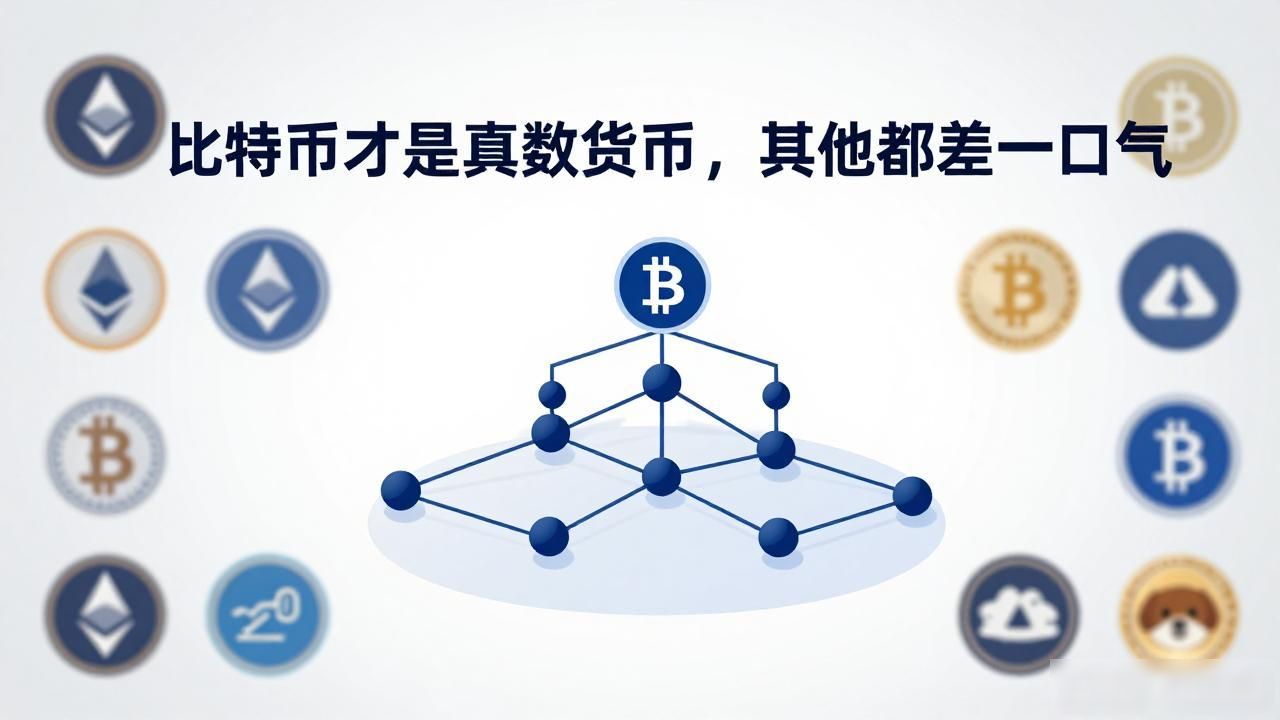 比特币才是真数字货币，其他都差一口气