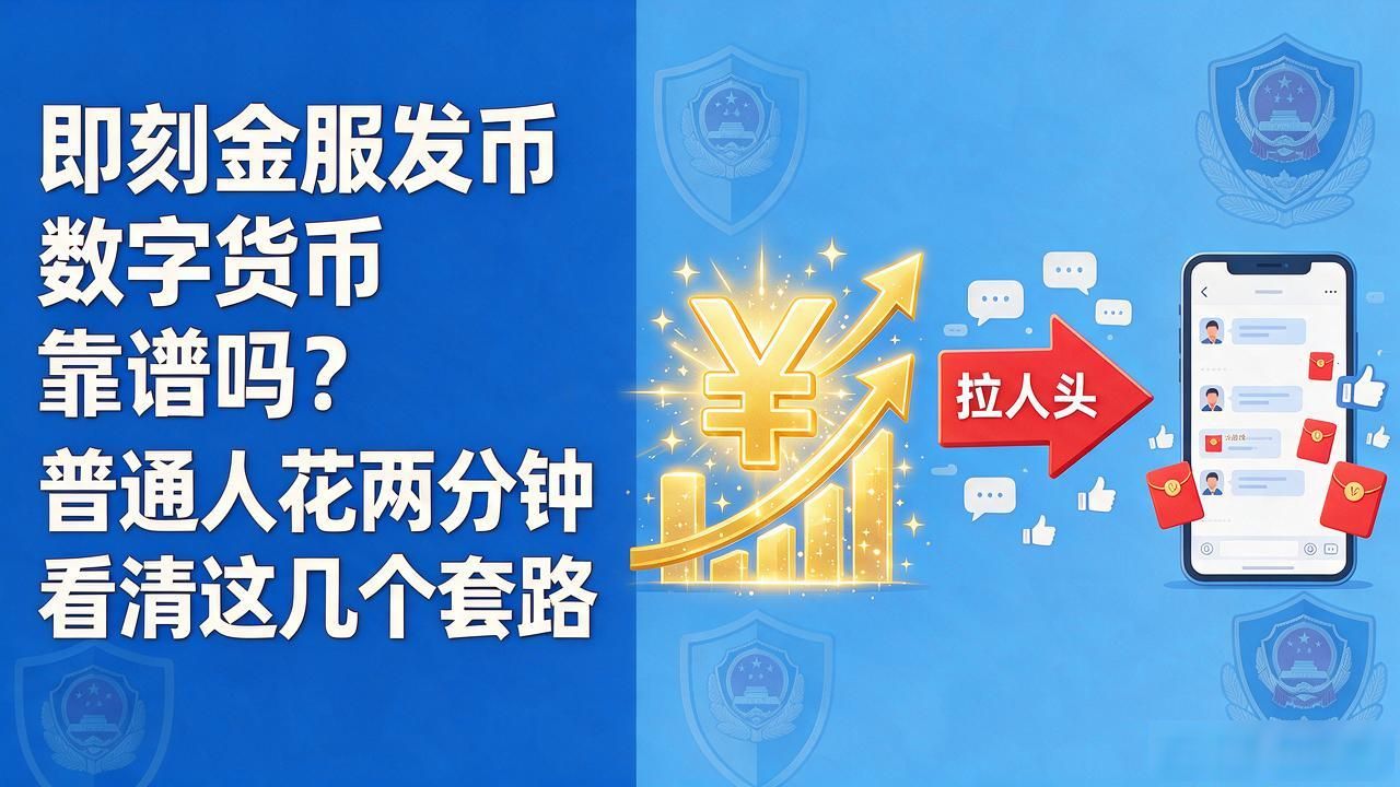 即刻金服发币数字货币靠谱吗？普通人花两分钟看清这几个套路