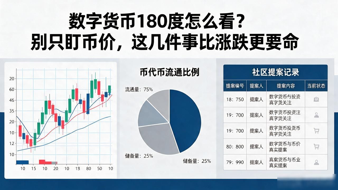 数字货币180度怎么看？别只盯币价，这几件事比涨跌更要命