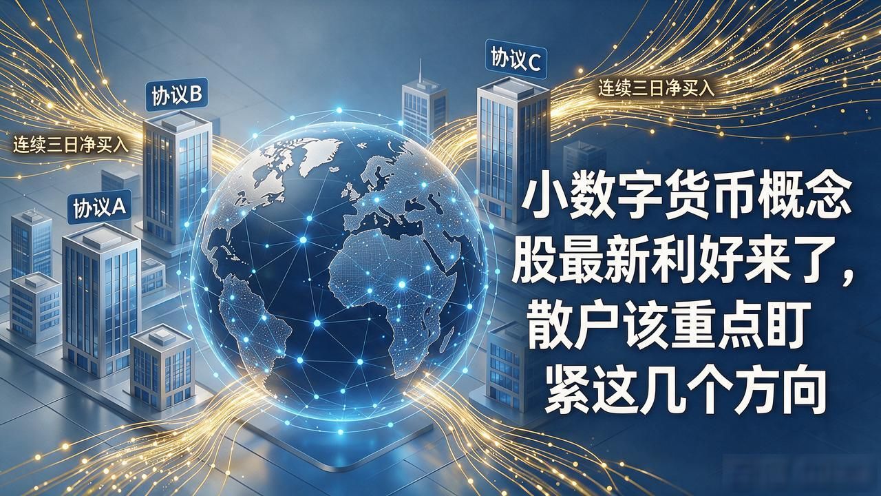 小数字货币概念股最新利好来了，散户该重点盯紧这几个方向