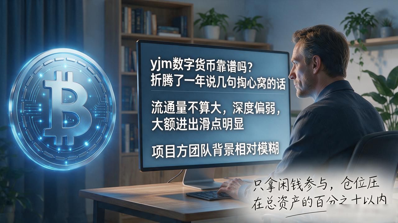 yjm数字货币靠谱吗？折腾了一年说几句掏心窝的话