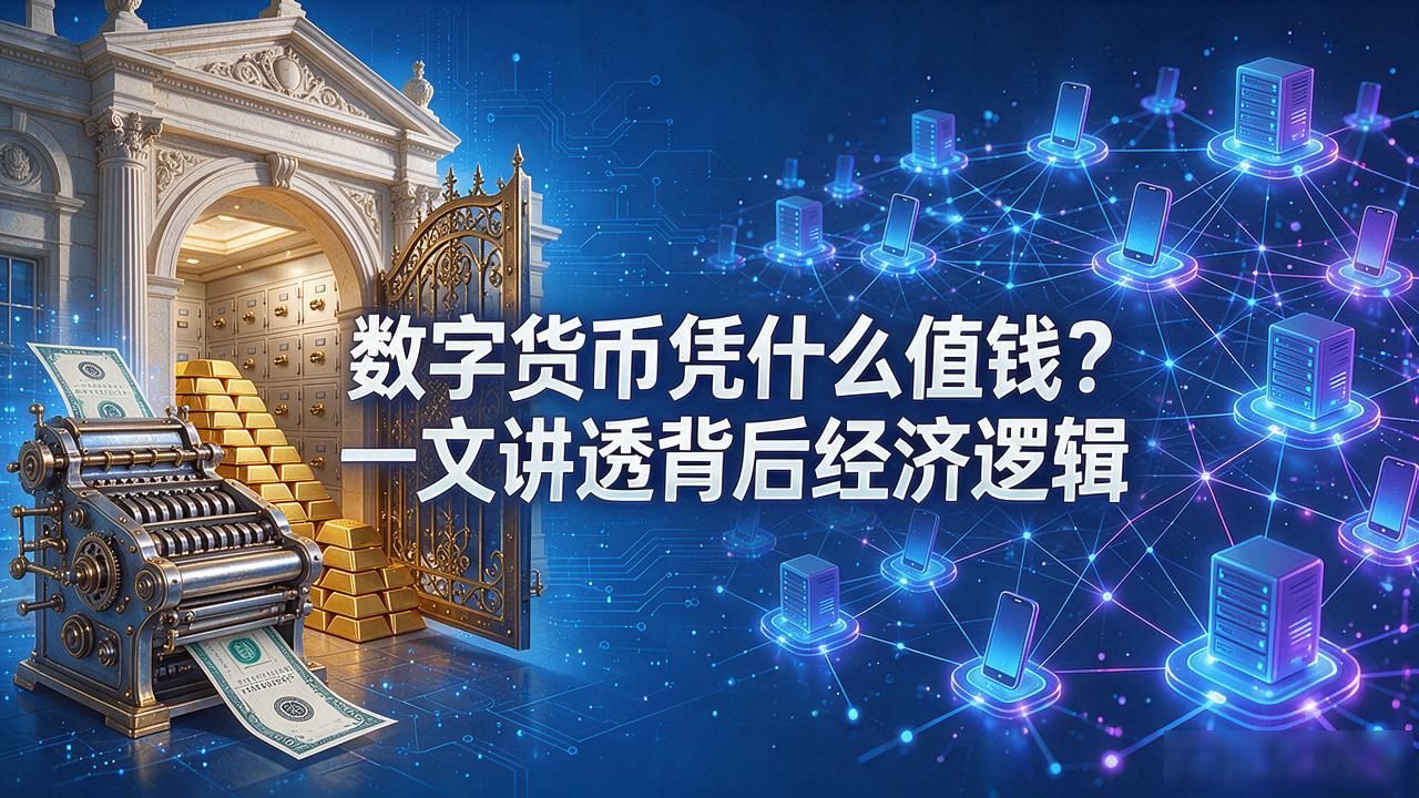 数字货币凭什么值钱？一文讲透背后经济逻辑
