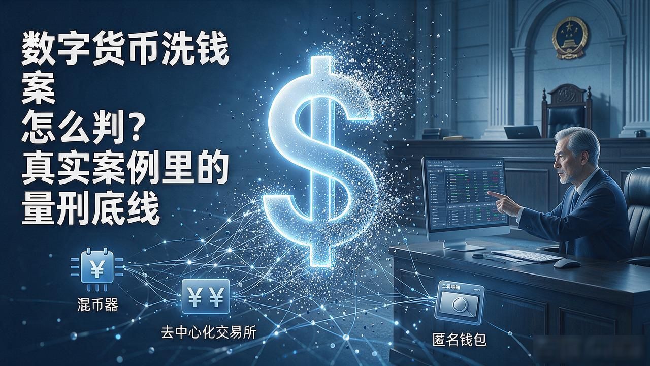 数字货币洗钱案怎么判？真实案例里的量刑底线