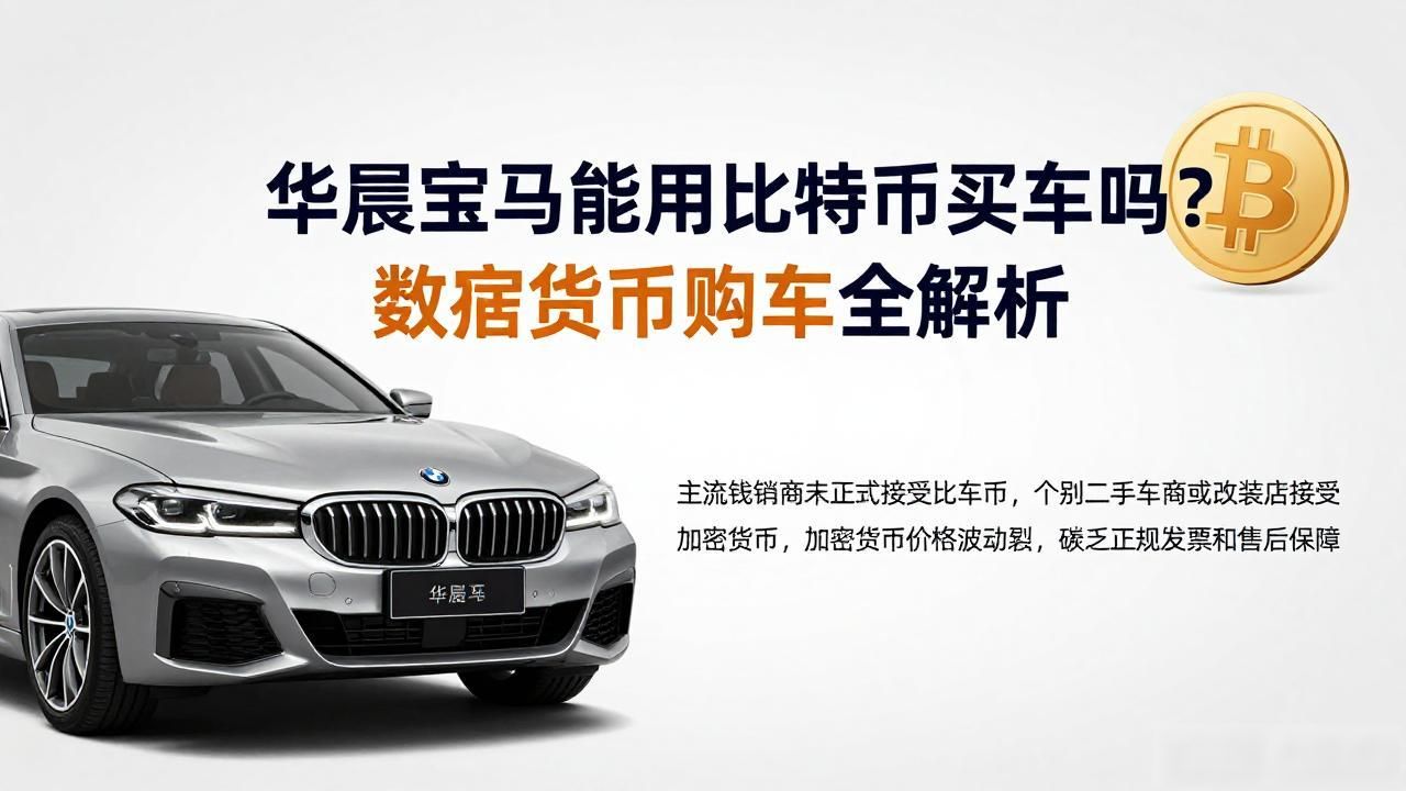华晨宝马能用比特币买车吗？数字货币购车全解析