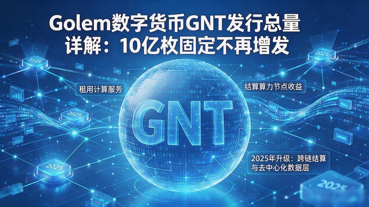 Golem数字货币GNT发行总量详解：10亿枚固定不再增发