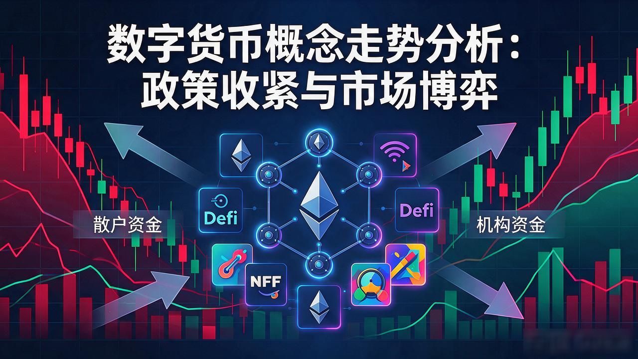 数字货币概念走势分析：政策收紧与市场博弈