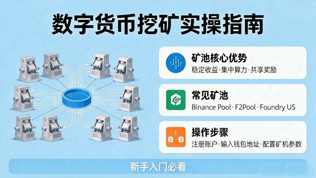 数字货币挖矿怎么操作？新手一步步实操指南