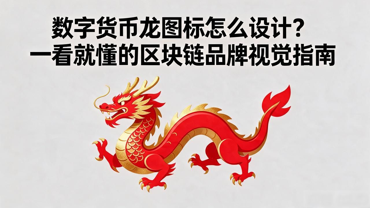 数字货币龙图标怎么设计？一看就懂的区块链品牌视觉指南