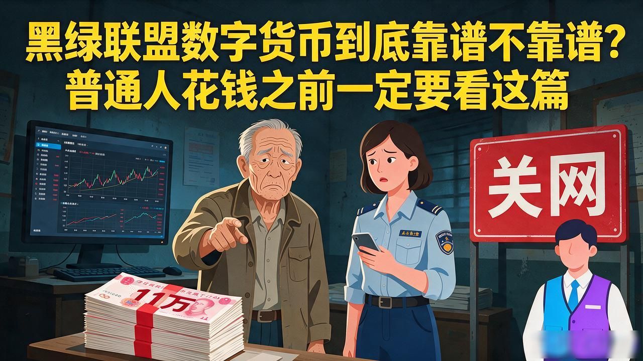 黑绿联盟数字货币到底靠谱不靠谱？普通人花钱之前一定要看这篇