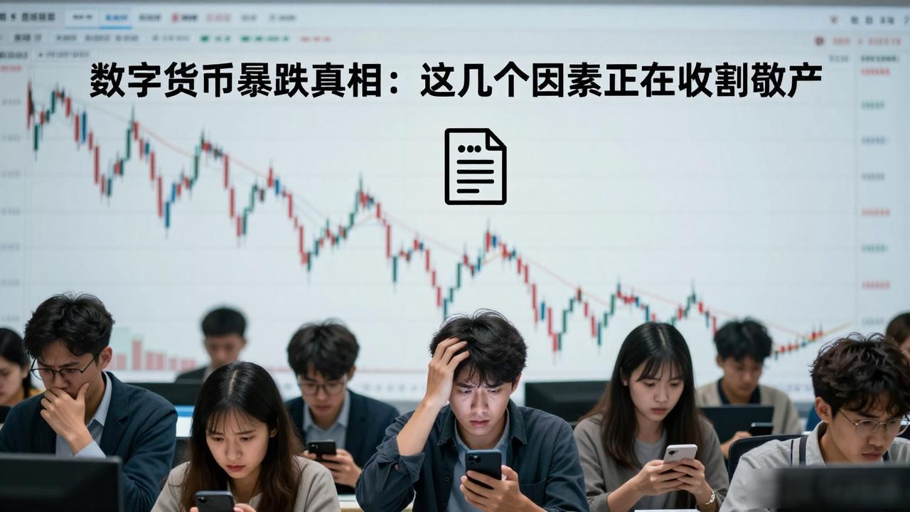 数字货币暴跌真相：这几个因素正在收割散户