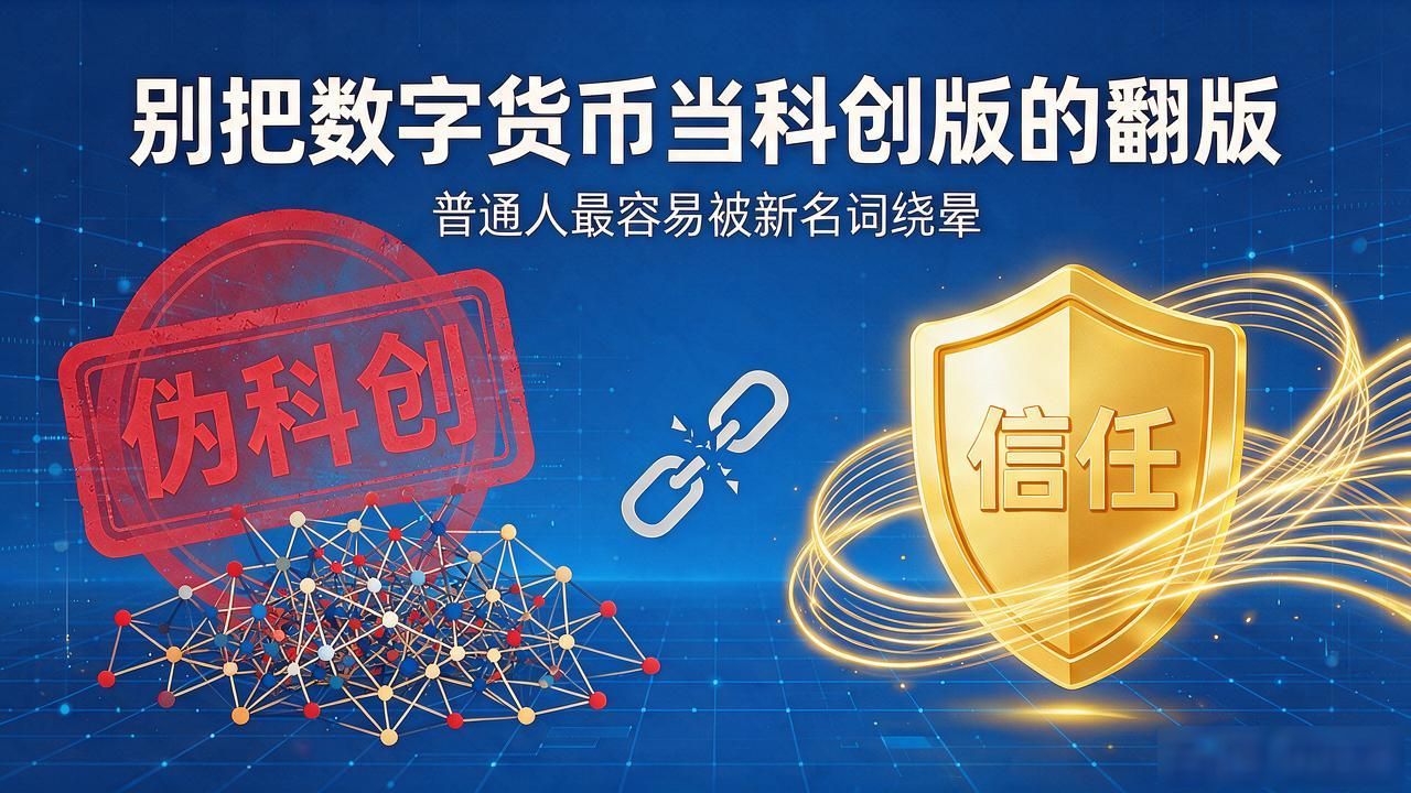 别把数字货币当科创版的翻版，普通人最容易被新名词绕晕