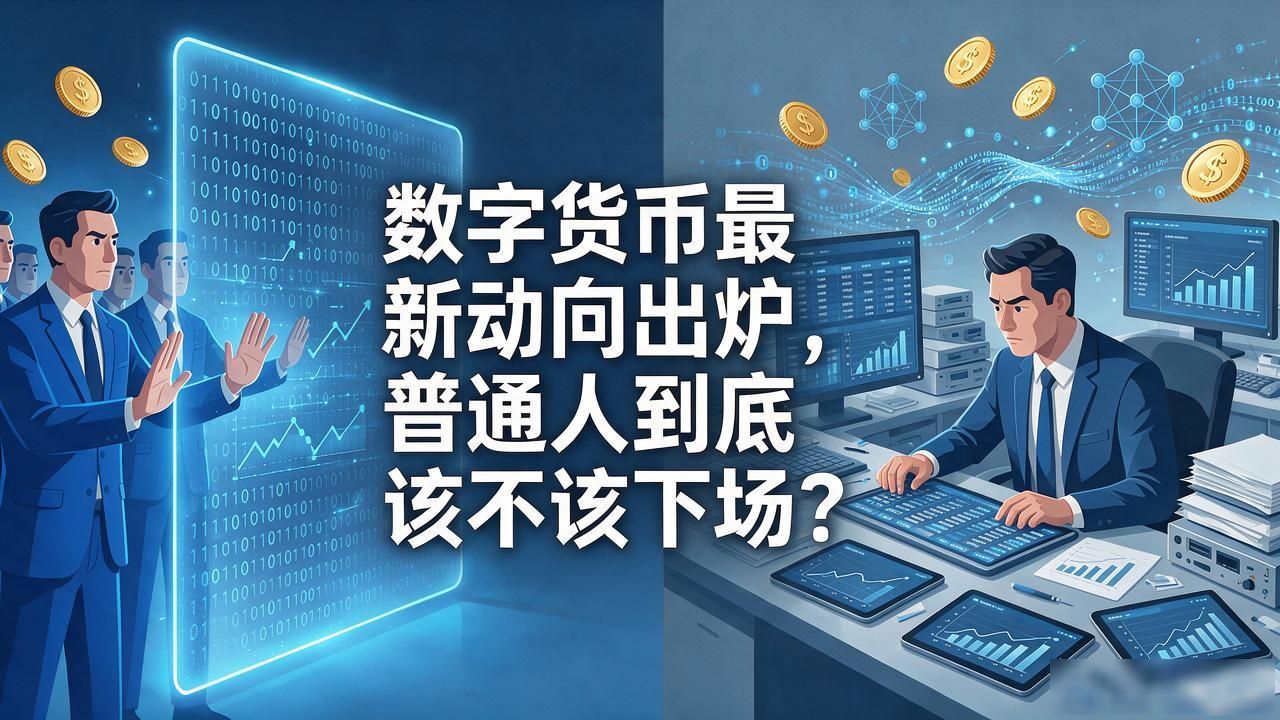 数字货币最新动向出炉，普通人到底该不该下场？