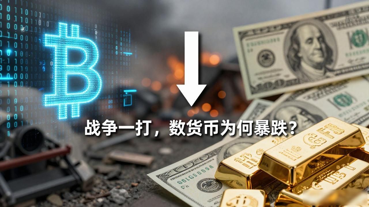 战争一打，数字货币为何暴跌？背后真相令人意外