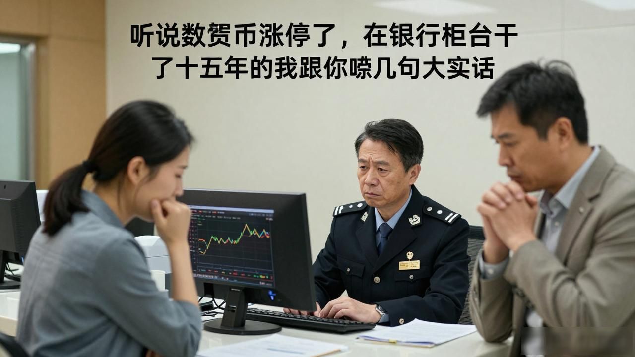 听说数字货币涨停了，在银行柜台干了十五年的我跟你唠几句大实话