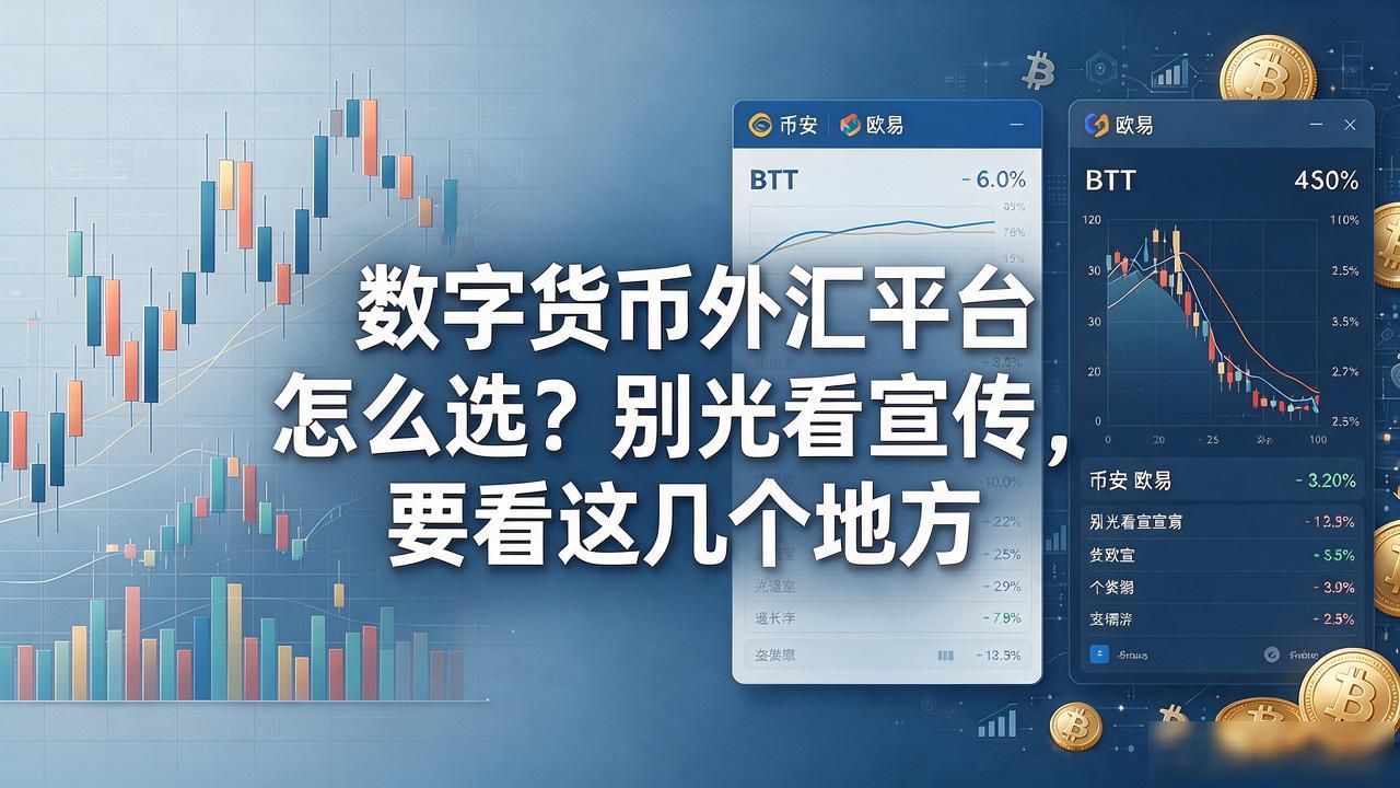 数字货币外汇平台怎么选？别光看宣传，要看这几个地方