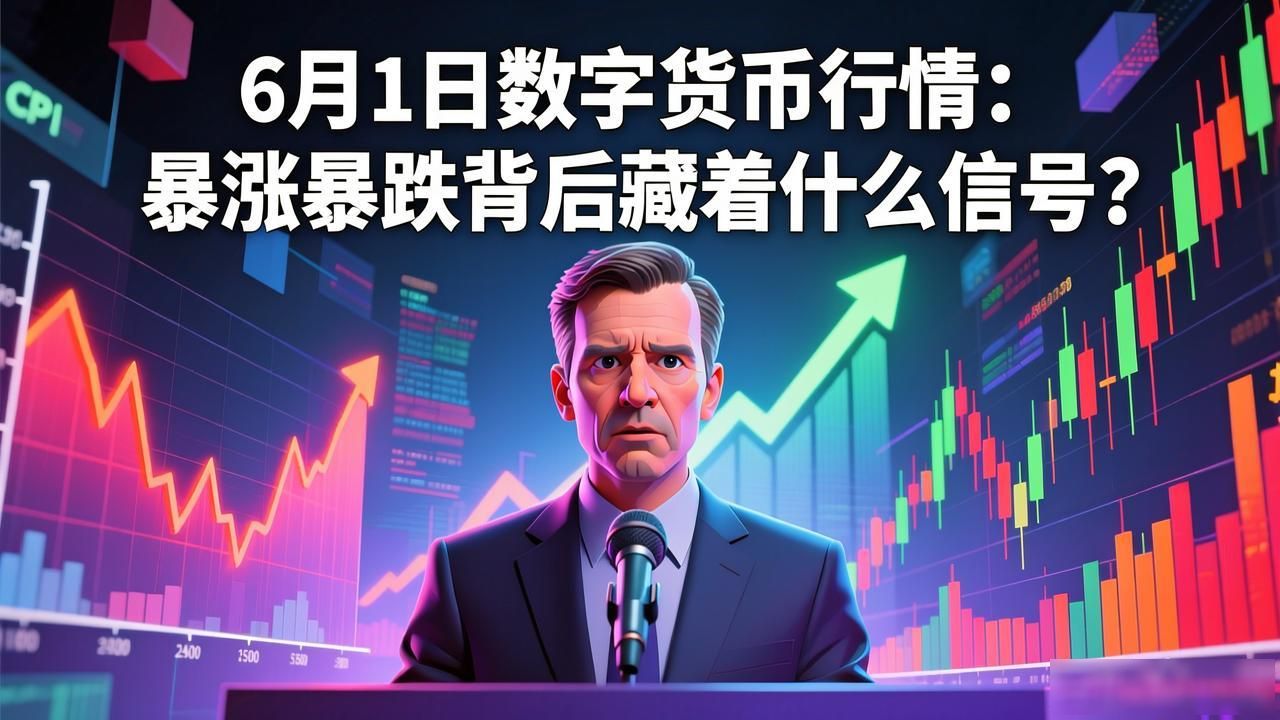 6月1日数字货币行情：暴涨暴跌背后藏着什么信号？