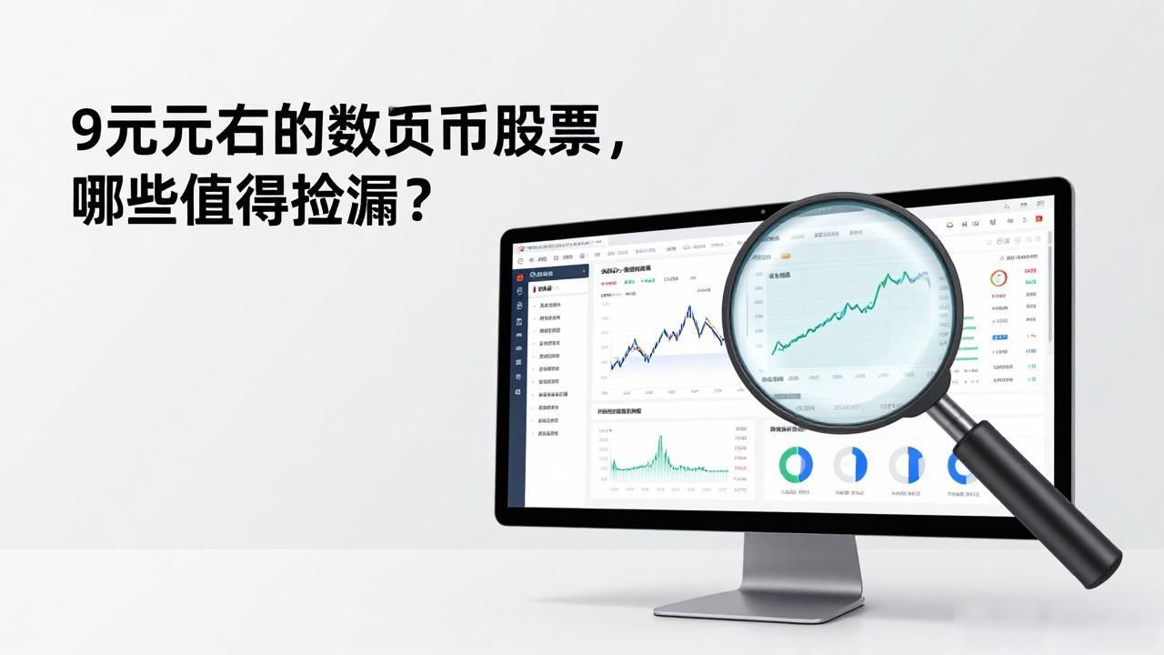 9元左右的数字货币股票，哪些值得捡漏？
