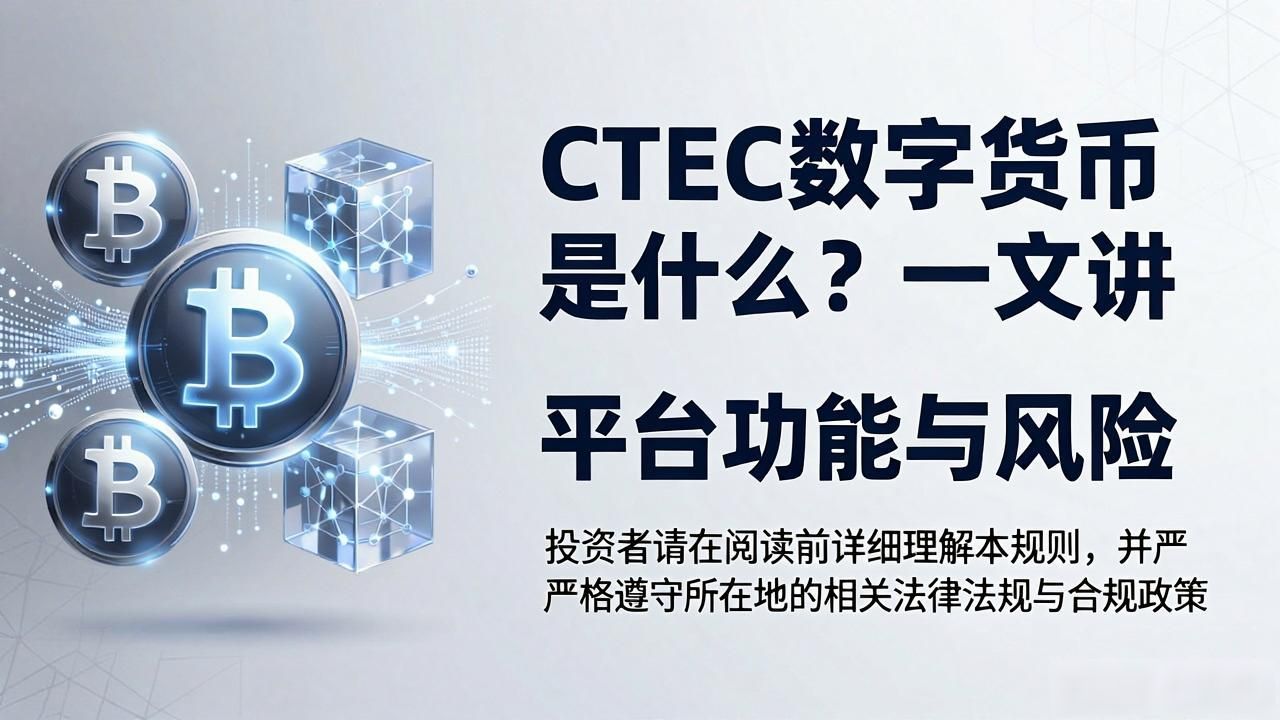 CTEC数字货币是什么？一文讲清平台功能与风险