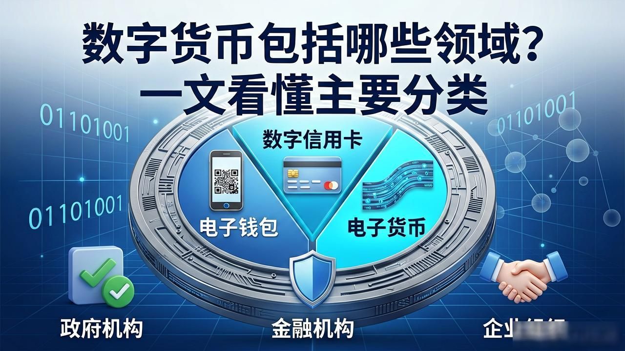 数字货币包括哪些领域？一文看懂主要分类