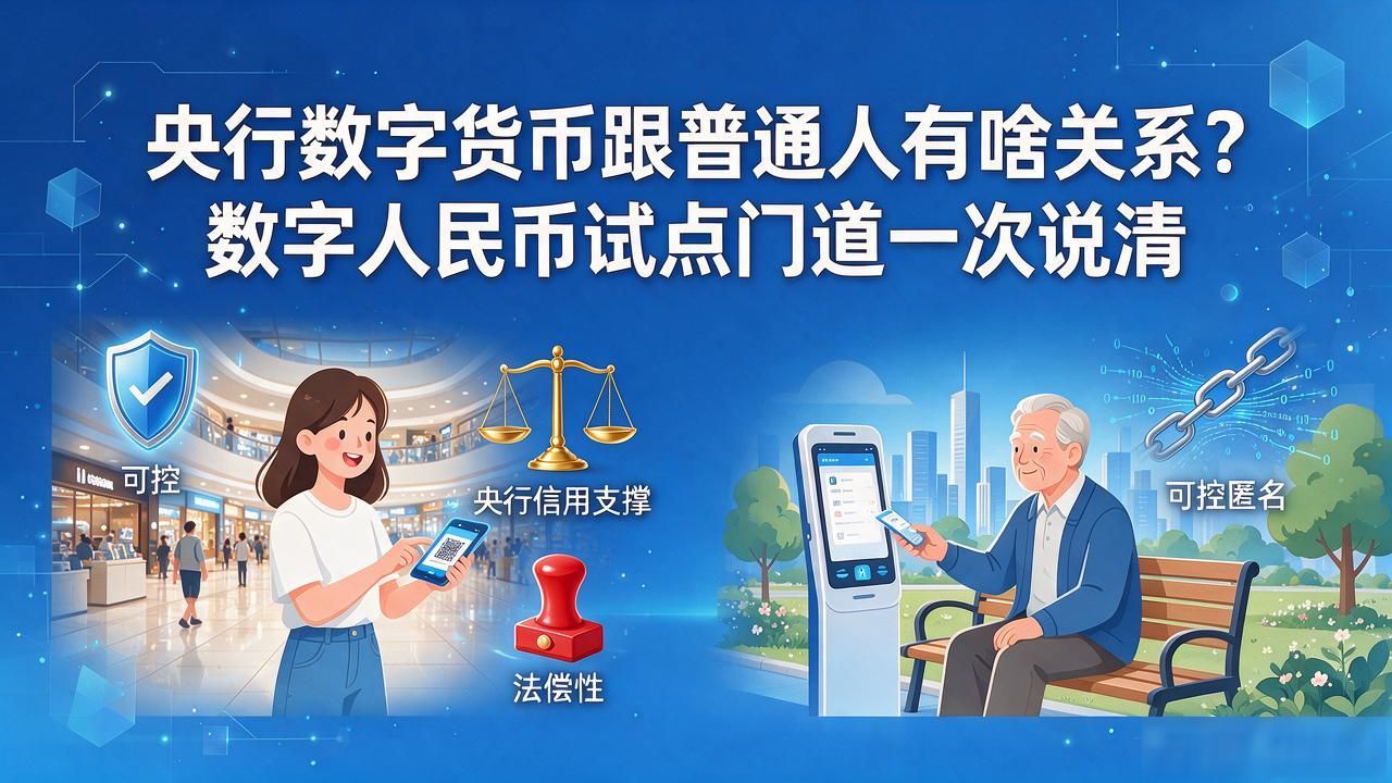 央行数字货币跟普通人有啥关系？数字人民币试点门道一次说清