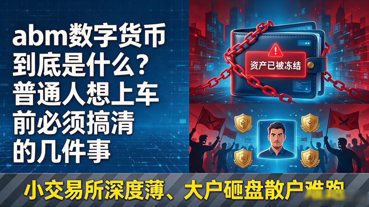 abm数字货币到底是什么？普通人想上车前必须搞清的几件事