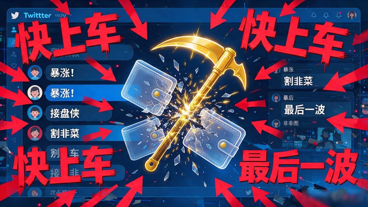 推特上那些喊你"快上车"的数字货币，翻来覆去都是割韭菜的套路