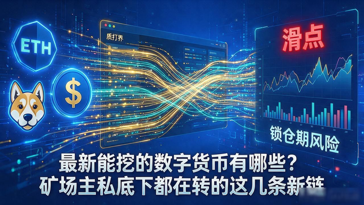 最新能挖的数字货币有哪些？矿场主私底下都在转的这几条新链