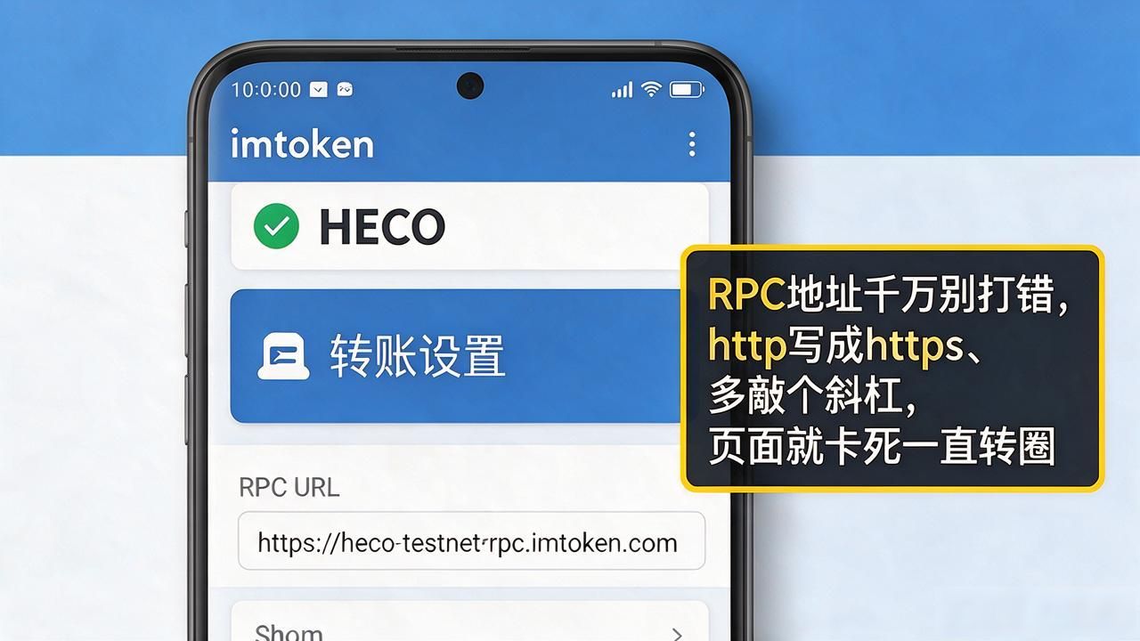 imtoken怎么导入HECO？手把手教程，新手3分钟搞定