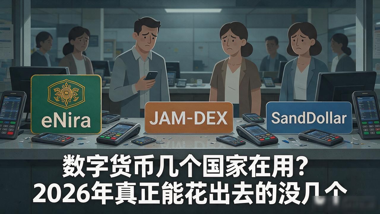 数字货币几个国家在用？2026年真正能花出去的没几个