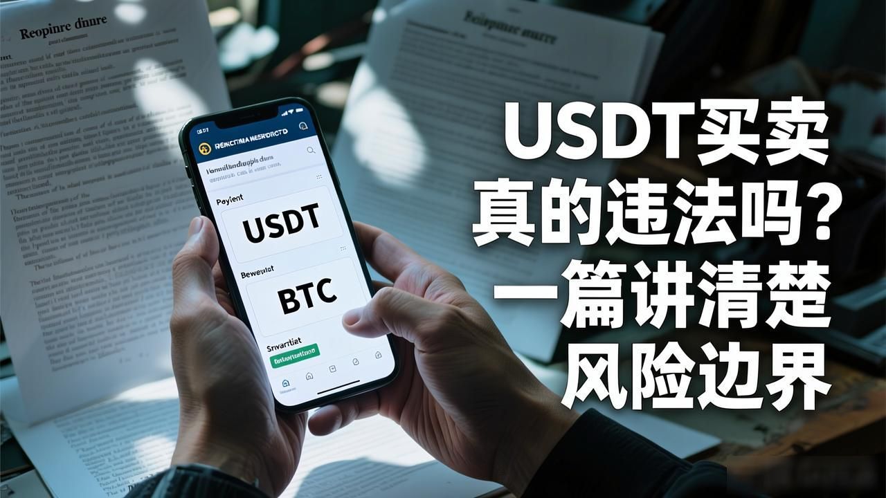 USDT买卖真的违法吗？一篇讲清楚风险边界