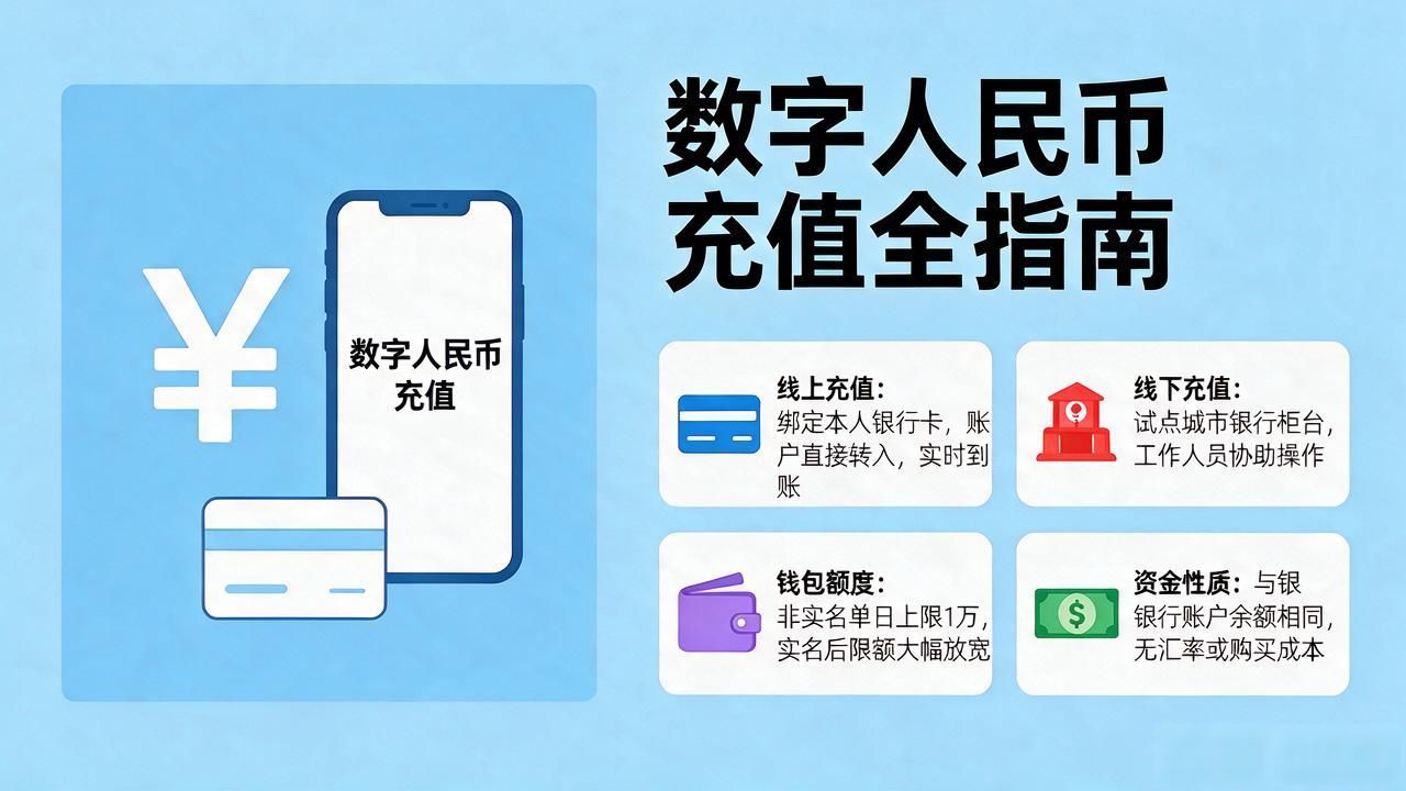 央行数字货币购买全解：数字人民币怎么开通、怎么充、能花在哪