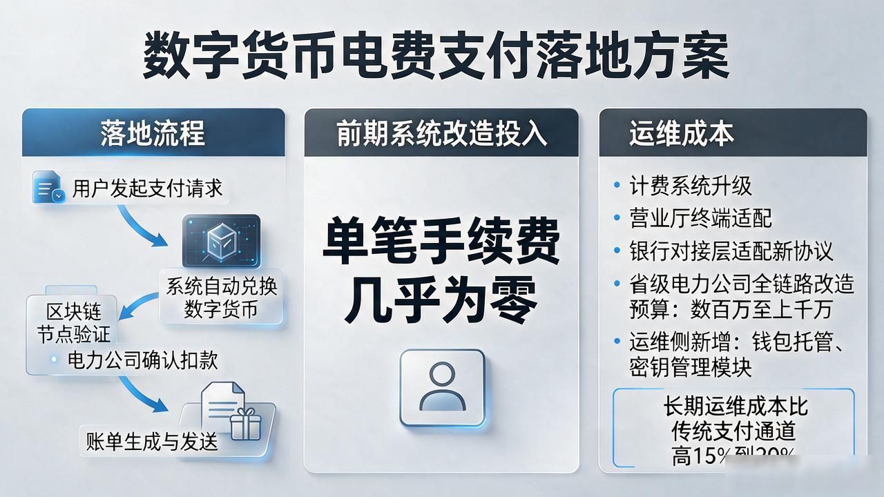 数字货币电费支付怎么落地？流程、成本和难点