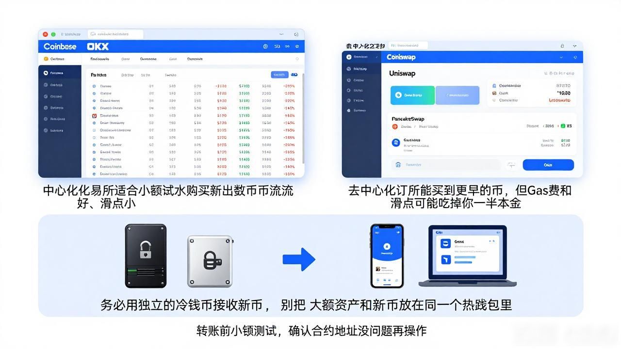 购买新出数字货币怎么操作？选币到上链，新手必看的避坑要点