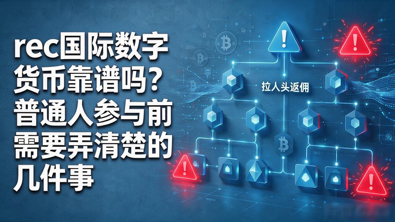 rec国际数字货币靠谱吗？普通人参与前需要弄清楚的几件事