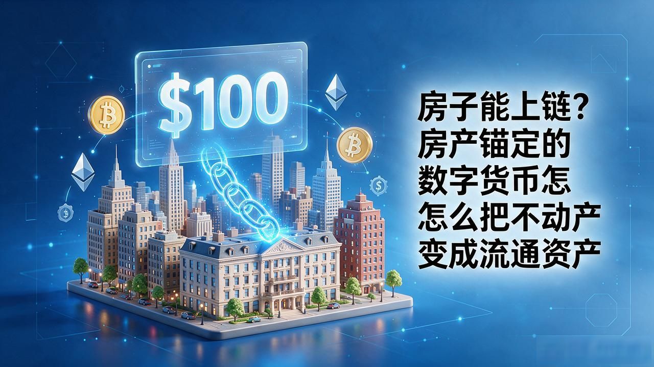 房子能上链？房产锚定的数字货币怎么把不动产变成流通资产
