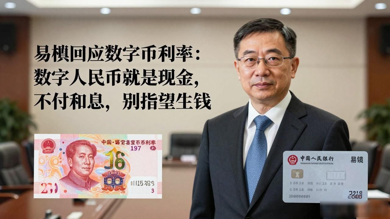 易纲回应数字货币利率：数字人民币就是现金，不付利息，别指望生钱