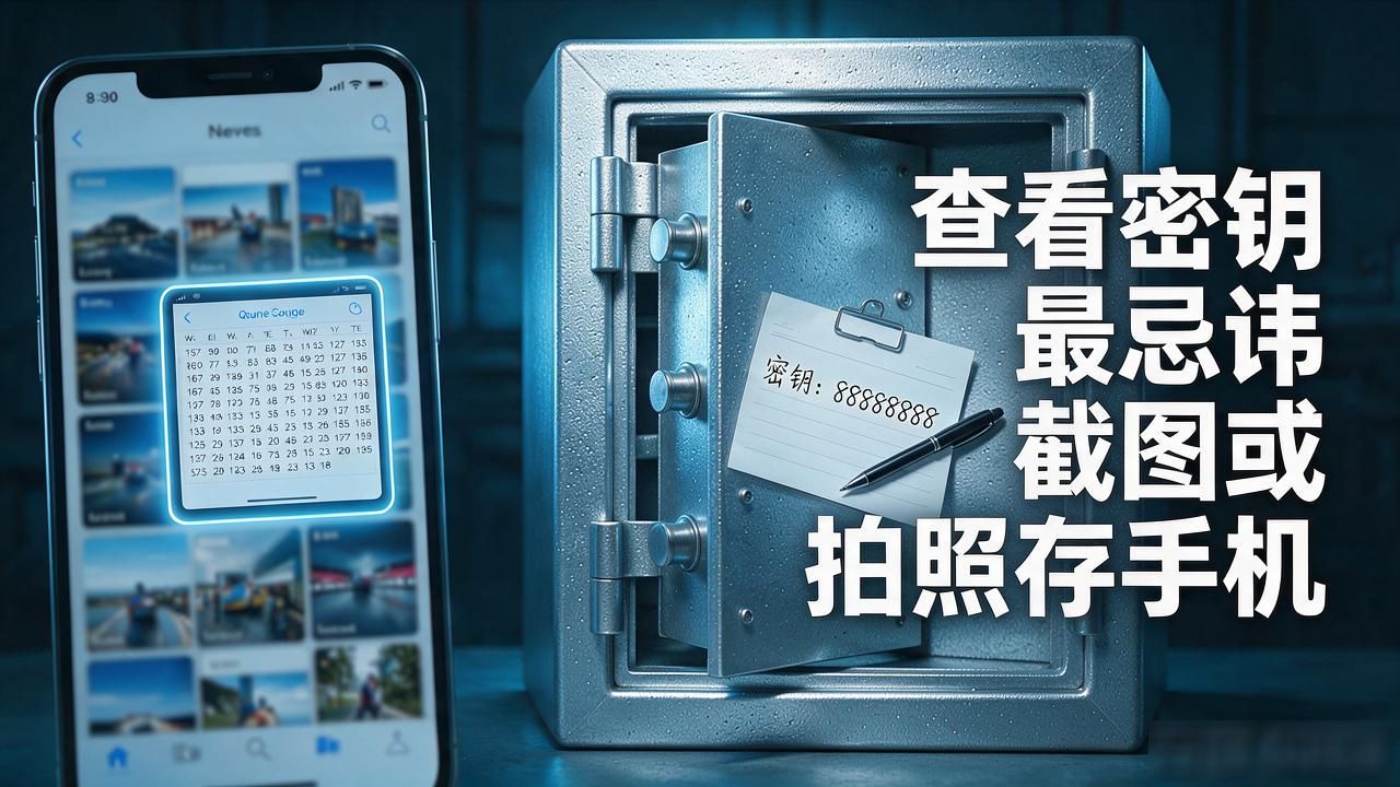 如何查看数字货币密钥？私钥和助记词在钱包里怎么找