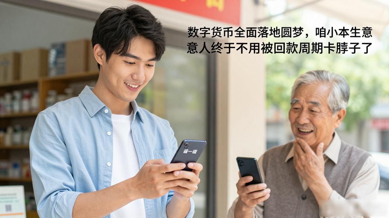 数字货币全面落地圆梦，咱小本生意人终于不用被回款周期卡脖子了