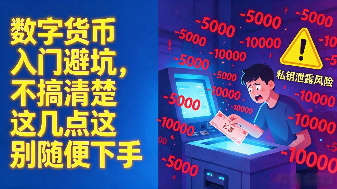 数字货币入门避坑，不搞清楚这几点别随便下手