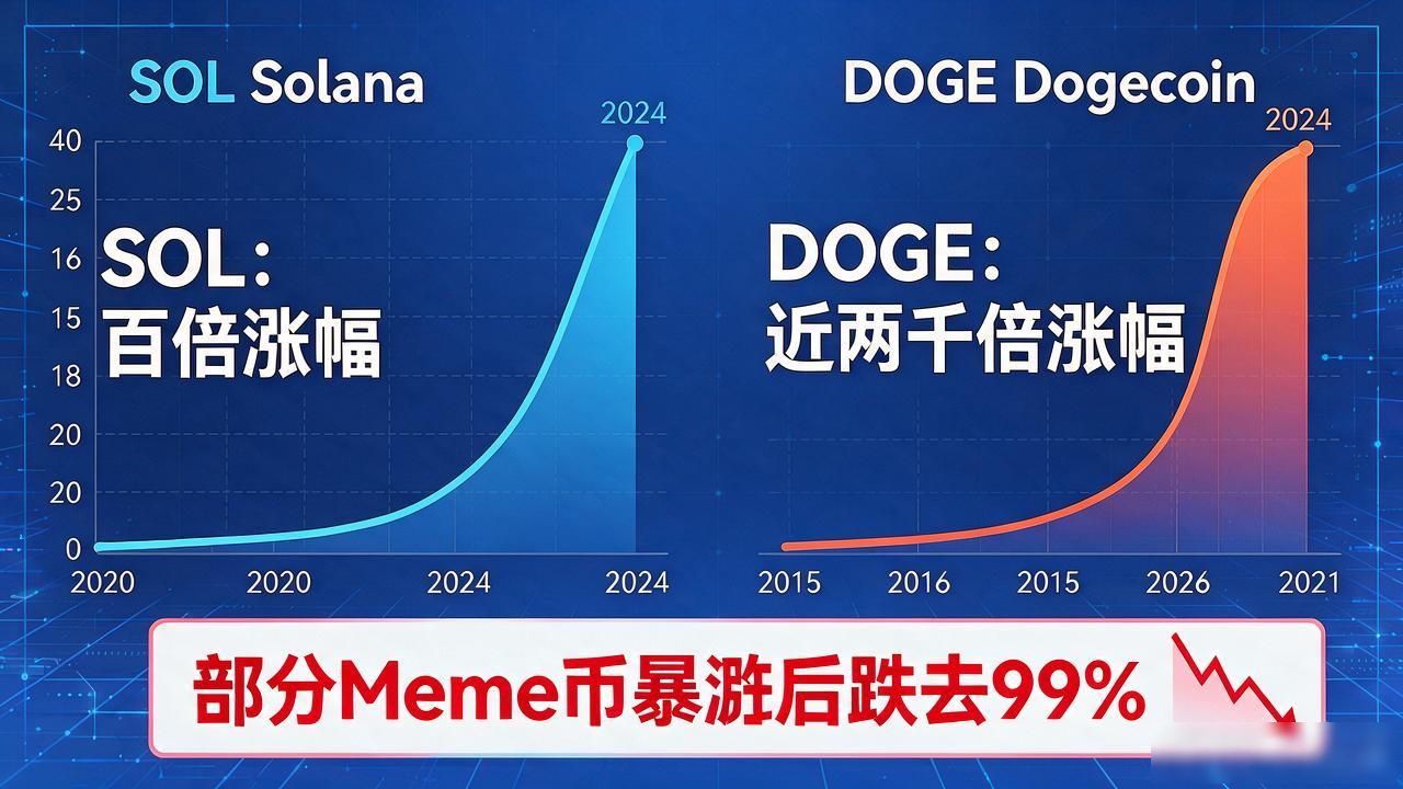数字货币增长倍数对比：比特币以太坊等各币种涨了多少倍