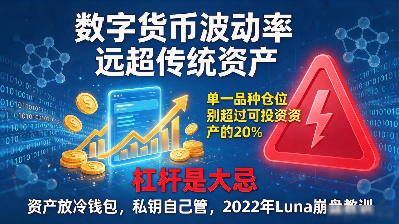 数字货币资产增值：普通人用加密资产实现财富增长4个实操要点