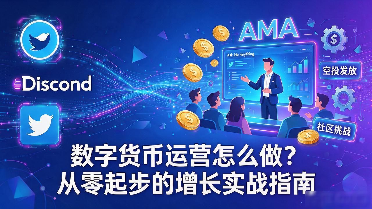数字货币运营怎么做？从零起步的增长实战指南